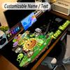Grote MuismatPlanten vs. Zombie Gepersonaliseerde Naam Tekst Bureauonderlegger Antislip Gaming Pad
