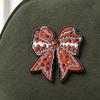 Yousheng Brooch Pin, Gingerbread Man Design Lapel Pin, Enamel Glaze Bright Color Badge with Standard Safety Pin, Christmas Colors Festive Accessory