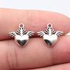 Small Angel Wings Fairy Detail Charm Antique Bronze Zinc Alloy Jewelry Making Supplies Jewelry Making Accessory Charms