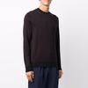 Emporio Armani Loose Fit Crew Neck Long Sleeve Ribbed Knit Sweater Men Sweater Dark-Brown 6K1MXP-1MQYZ-F980
