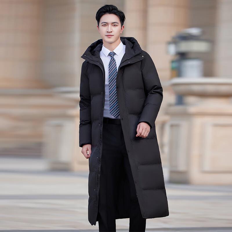 Men's Winter Mid-Length Hooded Padded Jacket