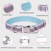 Pet Collar Can Be Engraved Metal Buckle Space Cotton Inner Highlight Reflective Strip Dog Collar Neck Ring