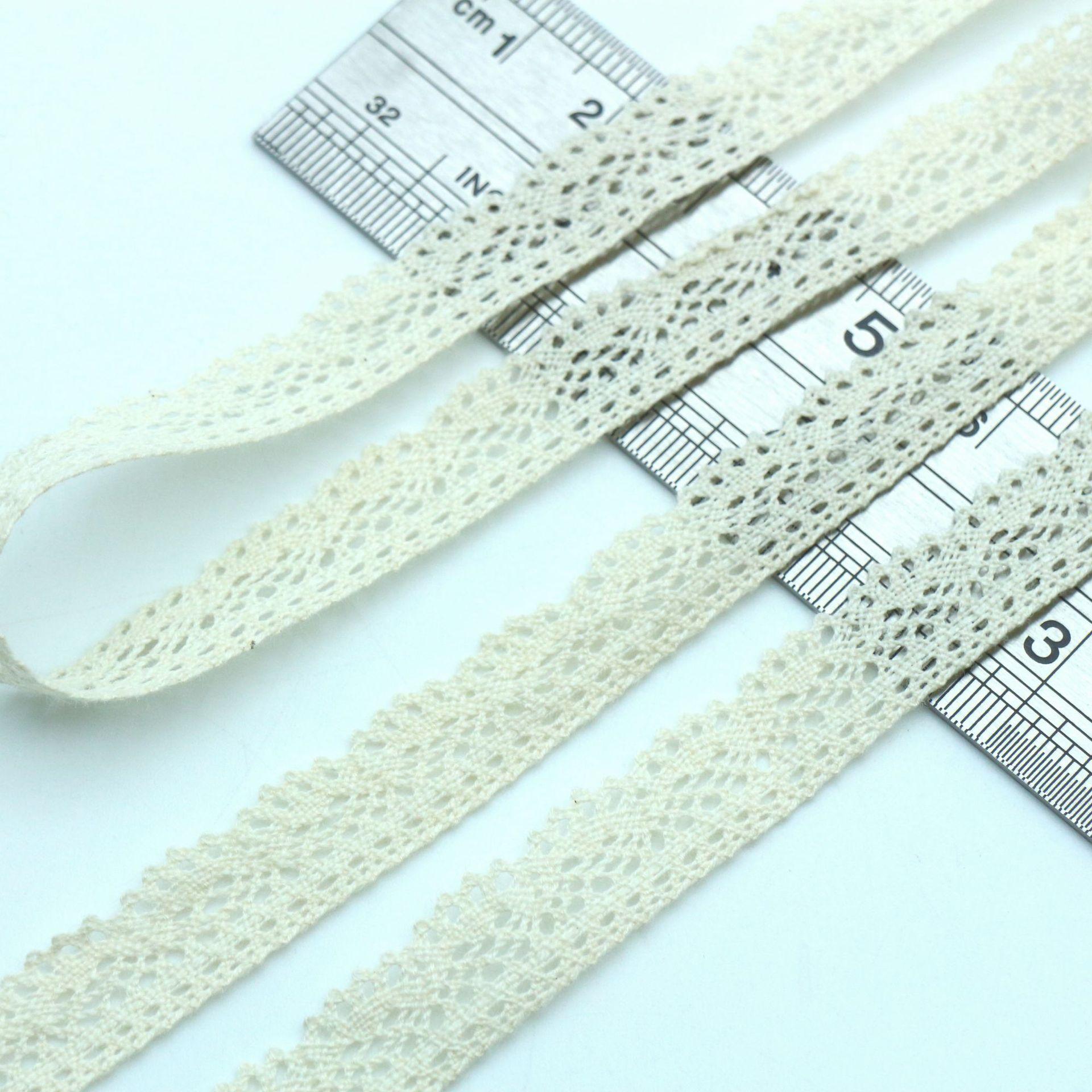 Полая Хлопковая Нить Кружево Ручной Работы DIY Декоративная Кружевная Лента Одежда Одежда Скатерть Занавески Тканевый Материал Кружевной Край JM240175