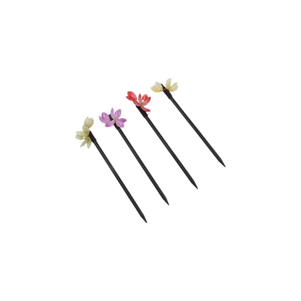 

Wooden Pearl For Girls Flower Chinese Hair Fork Women Hair Sticks Hair Clip Korean Hanfu Hairpins бежевий
