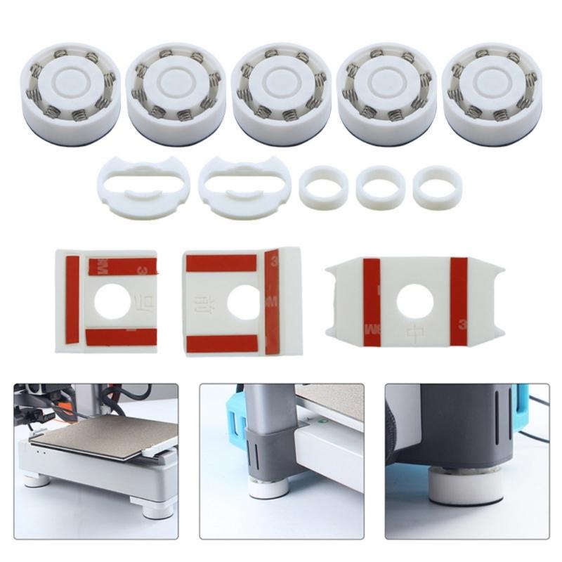 Shock Absorbing Foot Pad Bearing Spring Anti Shock Feet Pad Vibration Dampening Feet for 3D Printer Accessories
