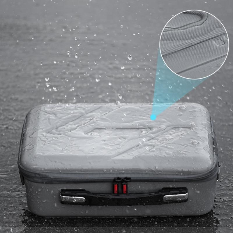 Portable Carrying Case for 4 Mini Storage Travel Case with Should Straps Handle Propellers Drones Controller Accessories