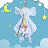 Coperta Coccola Animale Carino Coperta Avvolgente Peluche Giocattoli Ripieni Bambino Neonato Bambola Coniglio Elefante Asciugamano Lenitivo Rassicurante Regali Giocattoli per Neonati
