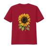 Sunflower Summer Cottagecore Aesthetic Girls Unisex Bold and Fashionable s T Shirt for vintage Washed Slightly homme