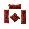 4Pcs/Set Creative Plush Horse Fridge Magnet Cute Chinese Style Zodiac Pony Refrigerator Stickers Decorative Good Luck