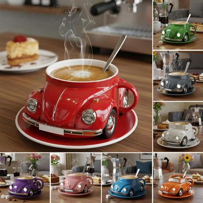 Cană de cafea în formă de gândac, realizată manual din rășină, ceașcă de ceai, decor pentru biroul de acasă, cadou pentru fanii de mașini iubitorii de gândaci