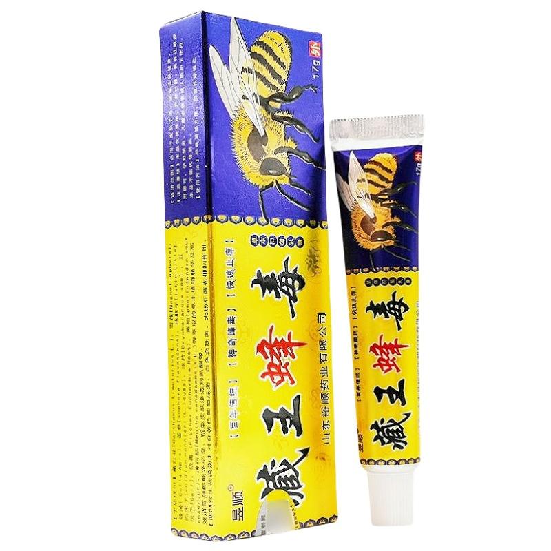 

Крем с пчелиным ядом тибетского короля Юшун Юшун Тибетская травяная мазь с пчелиным ядом 1PCS