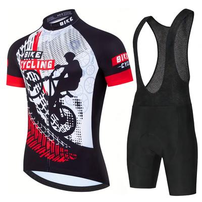 Men's Cycling Clothing Man Mens Cycling Clothes for Men Mtb Short Sets Summer Team Set Bib Shorts Bicycle Pants Bike Jerseys