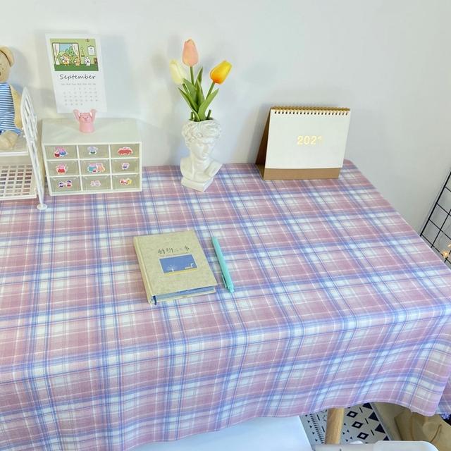 

Скатерть в клетку, скатерть, коврик для стола, пылезащитная скатерть для обеденного стола, защитная ткань для мебели, коврик для пикника, коврик для туалетного столика 60x60cm