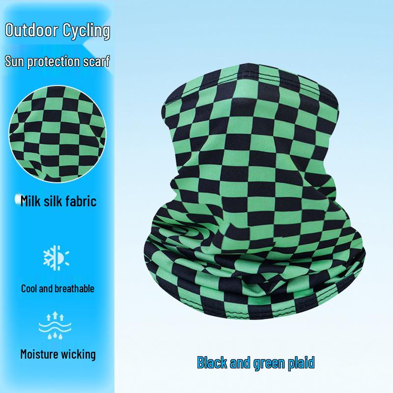 Slim Camouflage Neck Gaiter & Face Mask: Unisex, Dustproof, Breathable Ice Silk