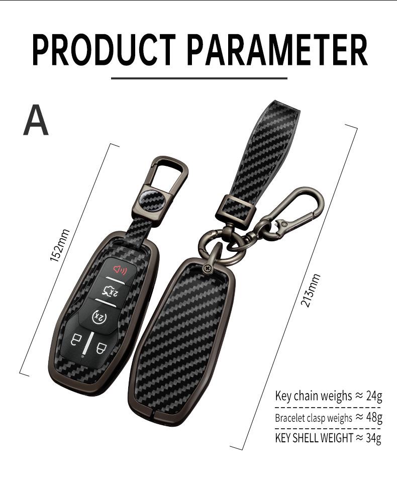 Ford F150, F250, F350, Mustang, Explorer Schlüsselhülle und Halter