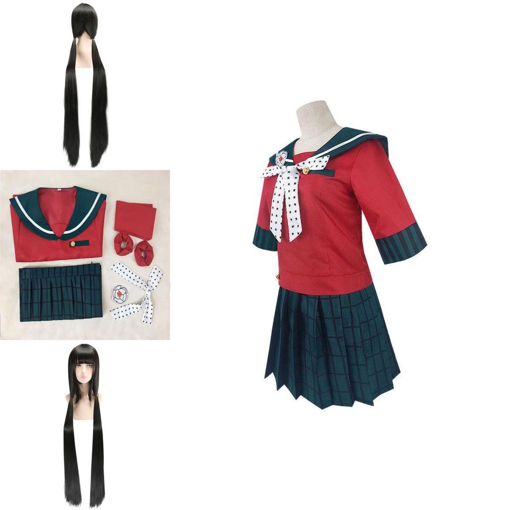 Costume Cosplay Autentico Danganronpa Harukawa Maki Uniforme Scolastica Giacca Gonna Set Outfit Per Donne