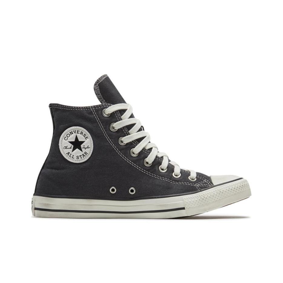 Converse Chuck Taylor All Star Bekväma Vardagliga Mångsidiga Högtoppiga Kanvas Skor Unisex Sneakers Grå Svart 167960C