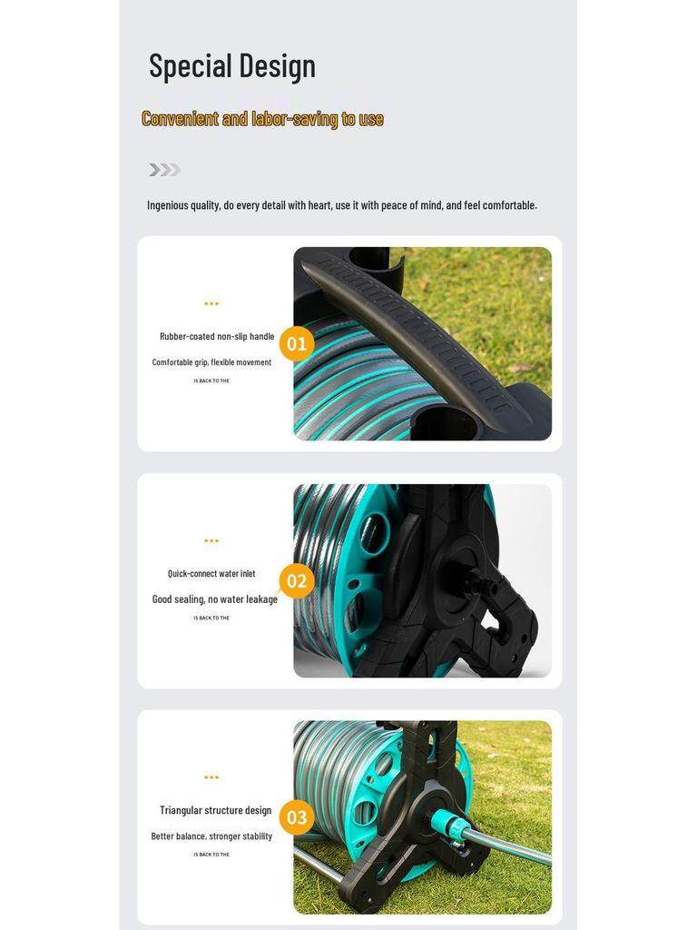 High-Pressure Watering & Car Wash Nozzle Set with Storage Rack