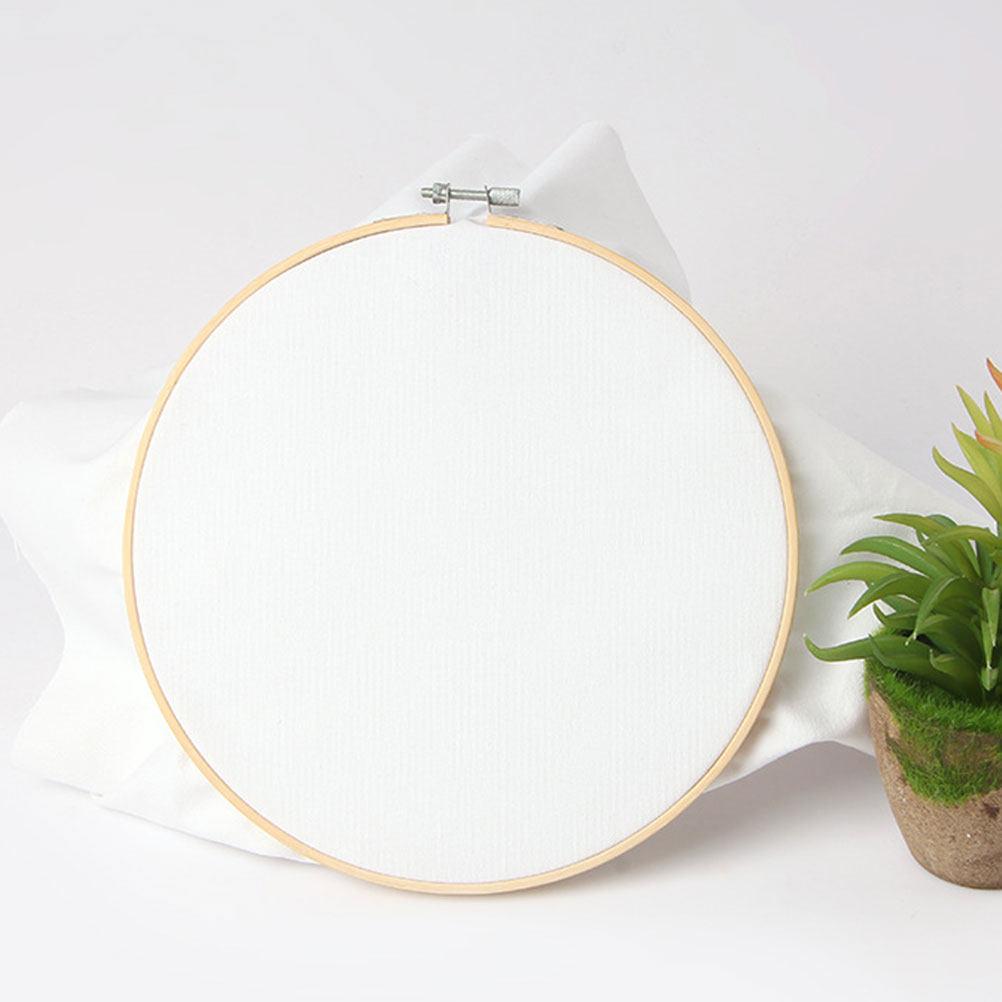 10Pcs Embroidery Hoop Set 36Cm Bamboo Ring for DIY Needle Arts Cross Stitch Quilting Fabric Art Wall Hanging Decoration