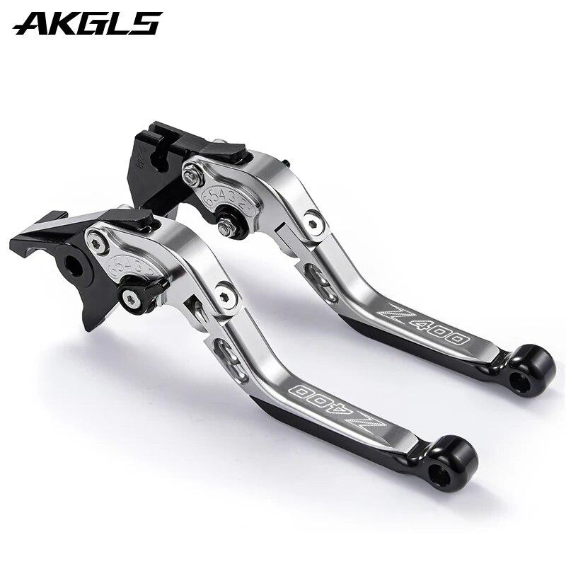 Ninja 400  2022 For Kawasaki Ninja 400 Z400 2018   Adjustable Folding Retractable Brake Lever Clutch Lever