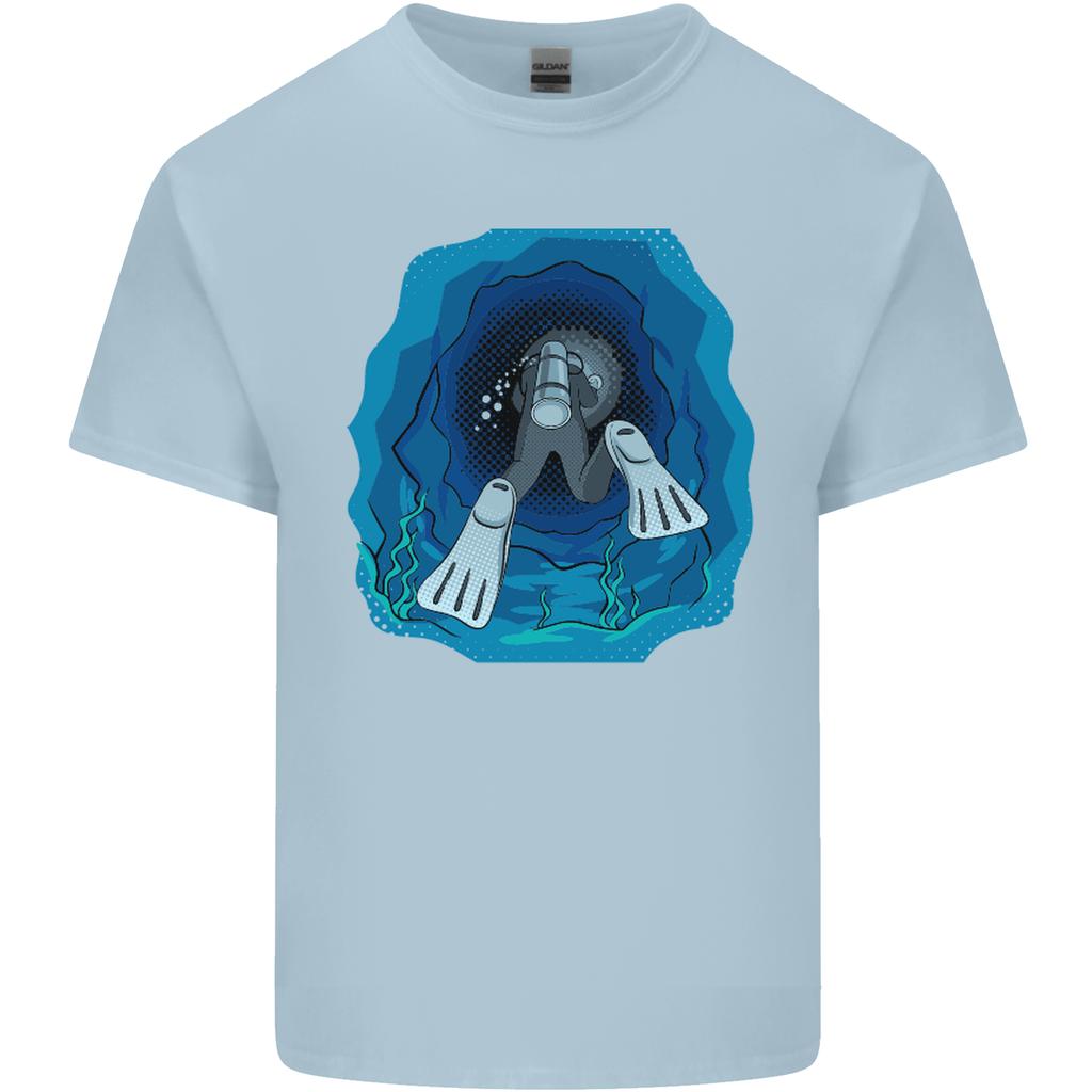 3D Scuba Diver Diving Unisexs Light Cotton TShirt