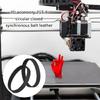 2GT Rubber Timing Belt 110/158/180/300/752mm Close Looping Synchronous Belt 3D Printer Part GT2 Drive Toothed Belt