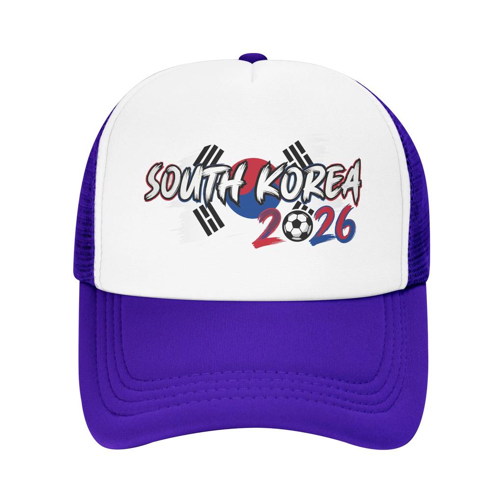 South Korea Football Match 2026 Mesh Baseball Caps Adult Sun Caps Canada Mexico Usa Dad Hat Adjustable Summer Trucker Cap
