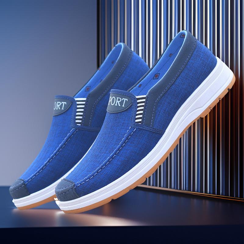 

2025 autumn new men s one-pedal cloth shoes breathable Beijing cloth shoes men s shoes casual shoes work shoes men s 39