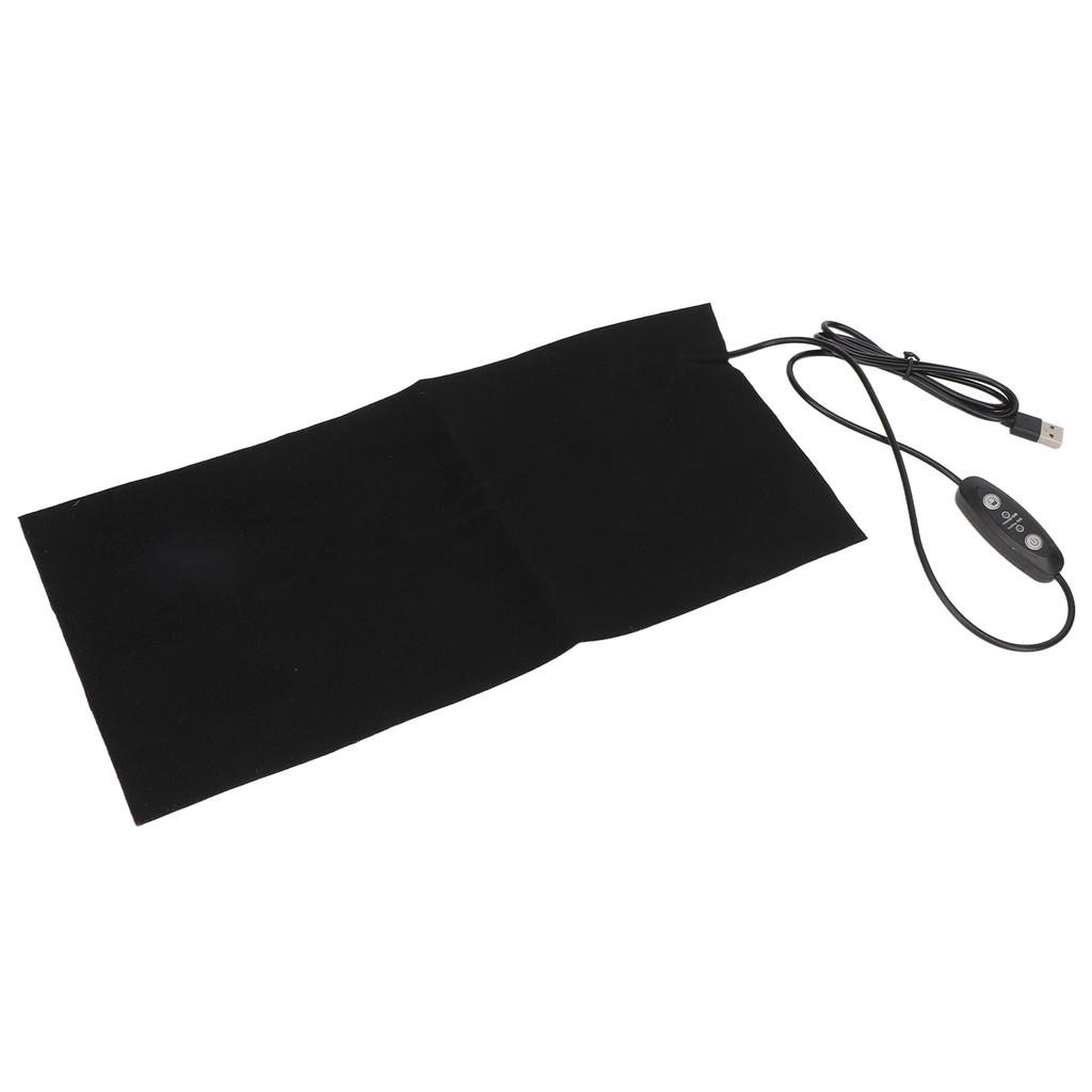 USB Heating Pad 9W 5V 2A Adjustable 5 Gears Vibration Massaging Washable Foldable Electric Cloth Heater
