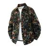 Men's Camouflage Lapel Jacket Casual Sports Couple Long Sleeve Coat