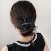 1Pc Elegant Wheat Spike Butterfly Knot Hair Clip For Women Back Of Head Chignon Tail Clip Versatile Shark Clamp