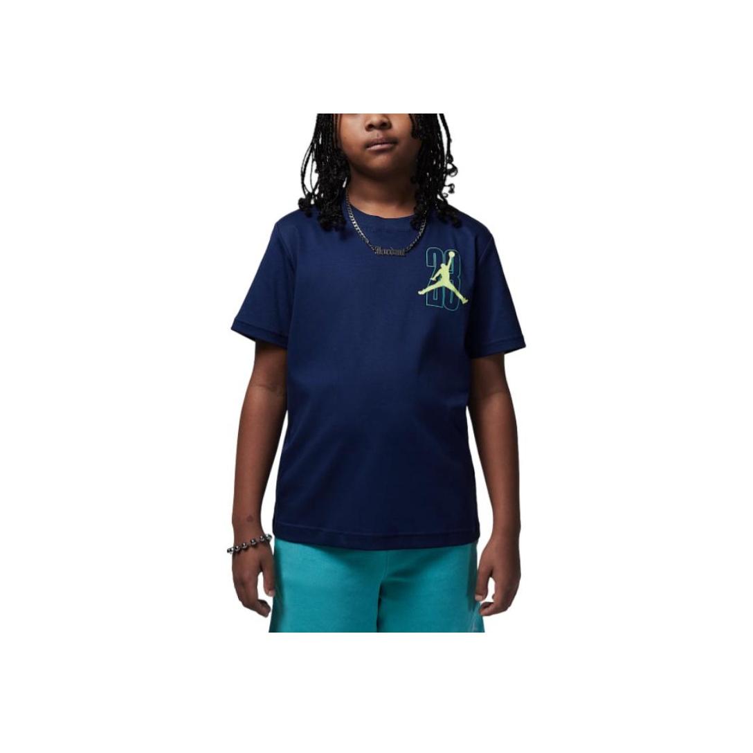 

Jordan T-Shirt Triangle Offense Simple Fashion Letter Short Sleeve Men Tops Deep-Navy II3102-410 S