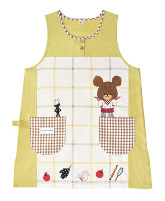 Saint Ladies Jackie Apron from The Free Cookin' Bears' School, Yellow, Size, M-L