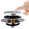 easy installs Bathtub Drain Replacement Trim set  Finish Bathtub Drain Assembly with Toe Tap Stoppers for Household