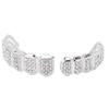 Fashionable Gold Plated Hip Hop Teeth Set Alloy Unisex Rapper Costume Teeth Accessories