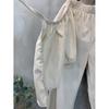 C S In The Room Loop baSarak Strap Wrap Layered Straight Wide pantS 4Color