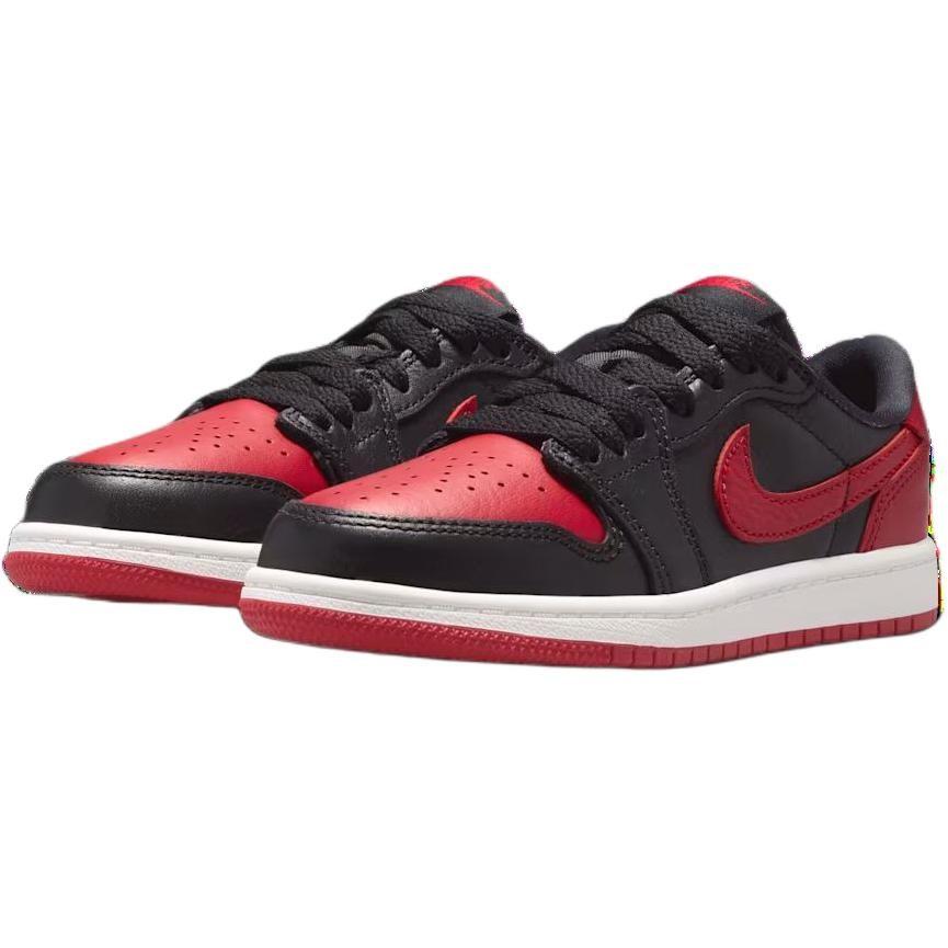 Jordan Low top Children's Basketball Shoes Black Red Children Aged 3 7 Years Old IW6278-001