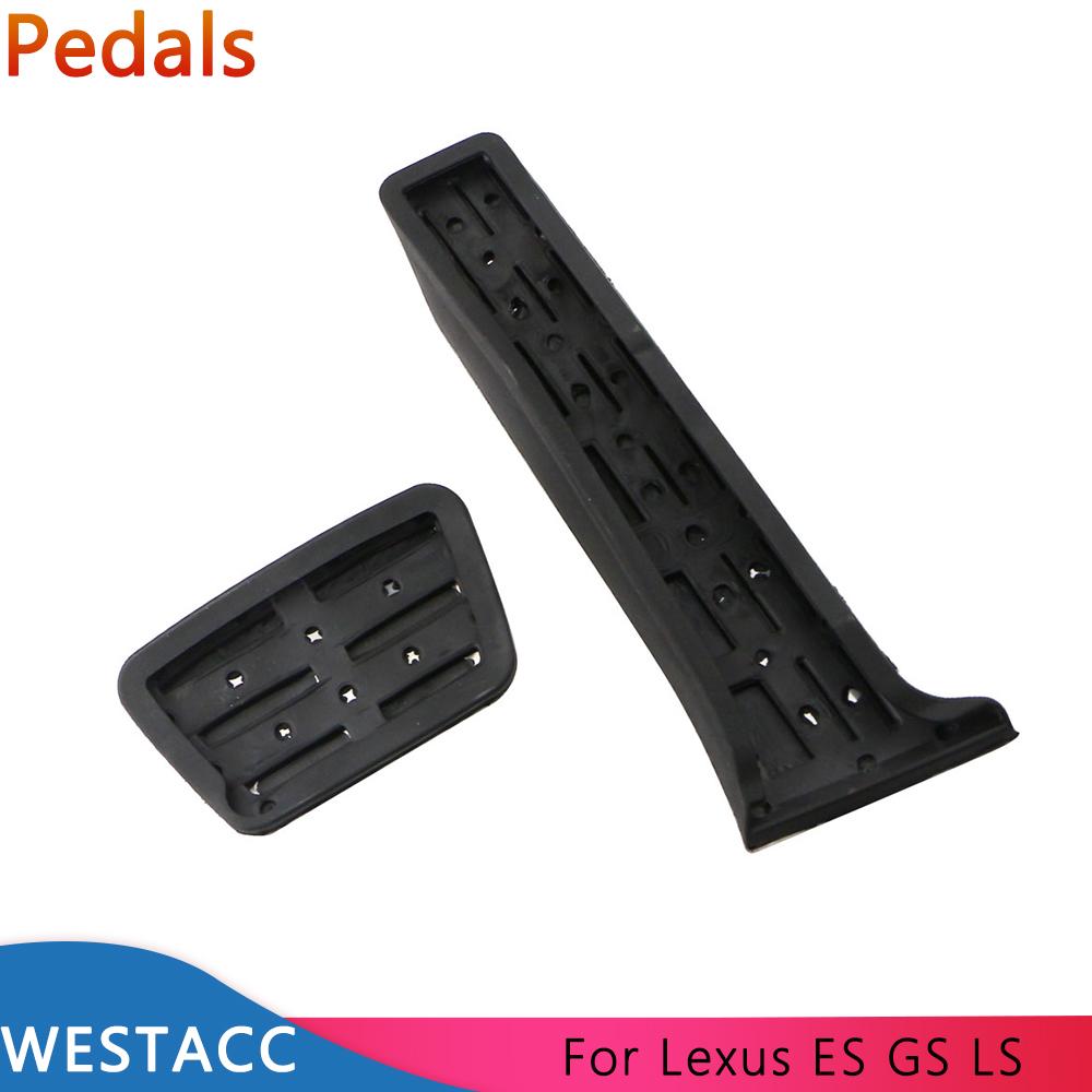 Car Pedals for Lexus ES 2018- GS 200t 300h 2016- LS 460 350 500 2016- Gas Brake Rest Pedal Covers