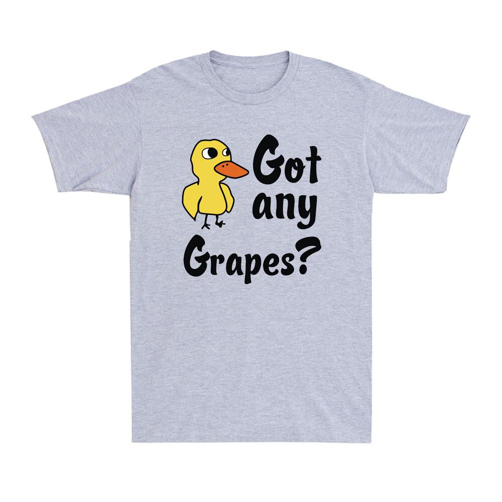 Got Any Grapes Funny Ducky Duck Meme T Shirt Tee Novelty Unisexs Cotton Tshirt