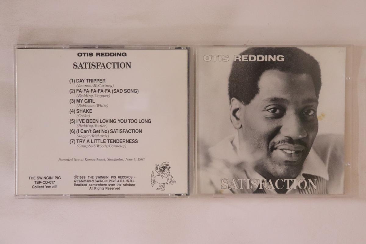 

CD OTIS REDDING - Satisfaction TSPCD017 SWINGIN PIG 1989 Europe Soul/Funk Used