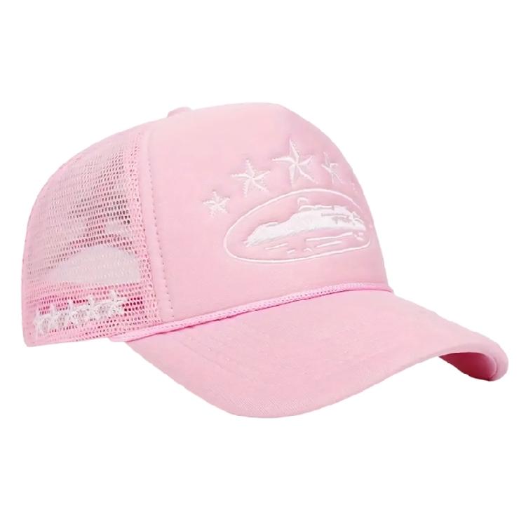 Trendy Adjustable Baseball Hat Cotton Sun Hat with Embroidery Pentagrams For Adult and Teens Daily Sport Activity Wear