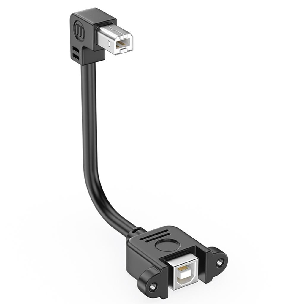 Cavo USB 2.0 Tipo B per Stampante Scanner con Viti per Montaggio a Pannello Lunghezza Estesa 480Mbps Trasferimento Dati Veloce