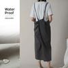 Apron Simple Japanese Kitchen Cotton Linen Women Waterproof Florist Adjustable Baking Cleaning Flower Art Apron with Pockets