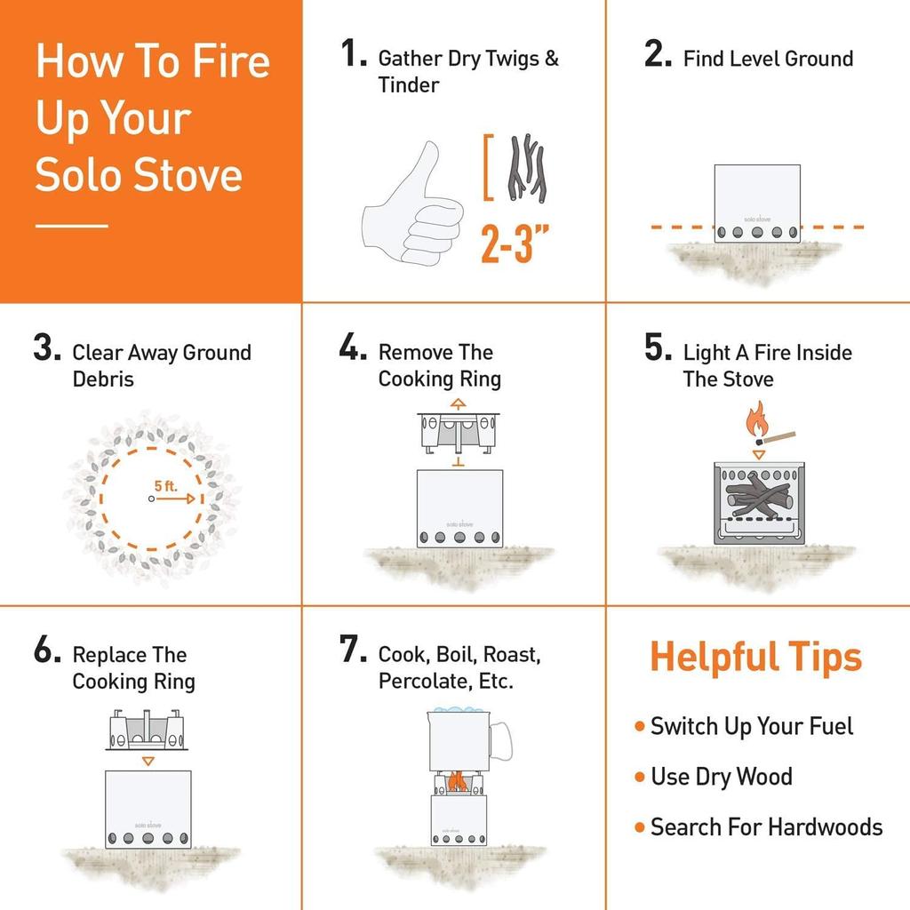 Solo Stove Campfire, Official Japanese Product, Fire Pit with Secondary Combustion