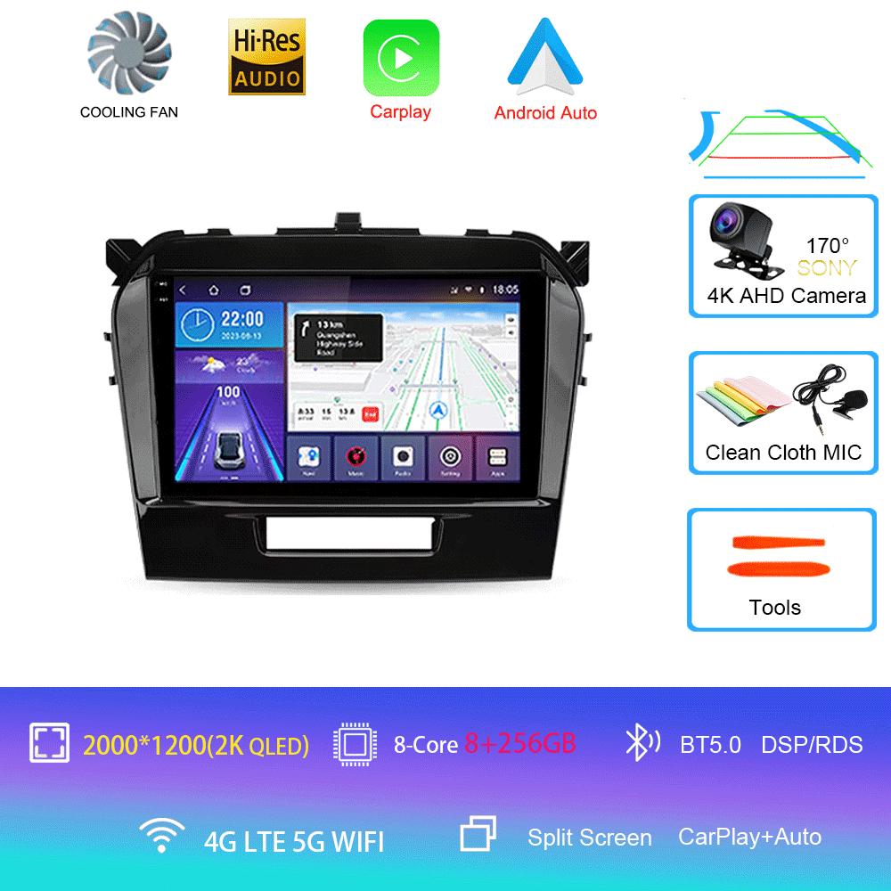Android 14 Car Radio For Suzuki Vitara 4 2014 - 2018 Multimedia Video Player Navigation Stereo GPS No 2din 2 Din Dvd
