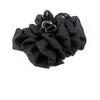 Silver Mesh Bow Bubble Claw Hair Clip for Women - Enhances Hair Volume, Perfect for Updos.