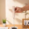 Electric Milk Frother Stainless Steel Handheld Milk Mixer Rechargeable Coffee Whisk Egg Beater Kitchen Tool