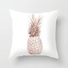 Pink Geometric Printed Pattern Polyester Cushion Cover for Home Living Room Sofa Bedroom Decoration Pillowcase