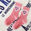 Cute Female Spring and Autumn American retro personality mid-tube socks art college wind sports socks cotton socks