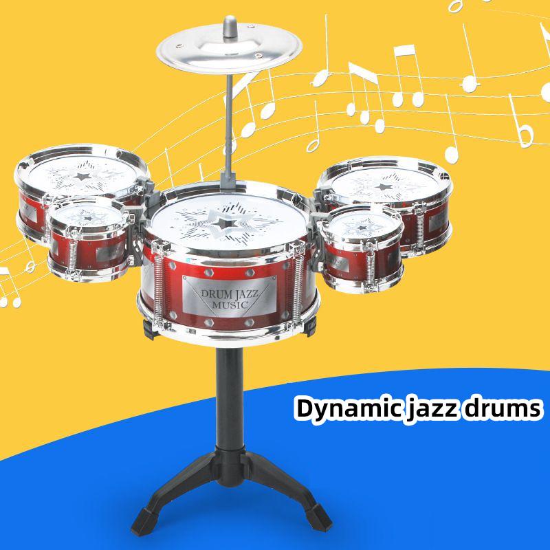 Drums, Jazz Drums, Music Enlightenment For Children And Babies, Toys, Imitation Musical Instruments, Beginners Practicing Musica